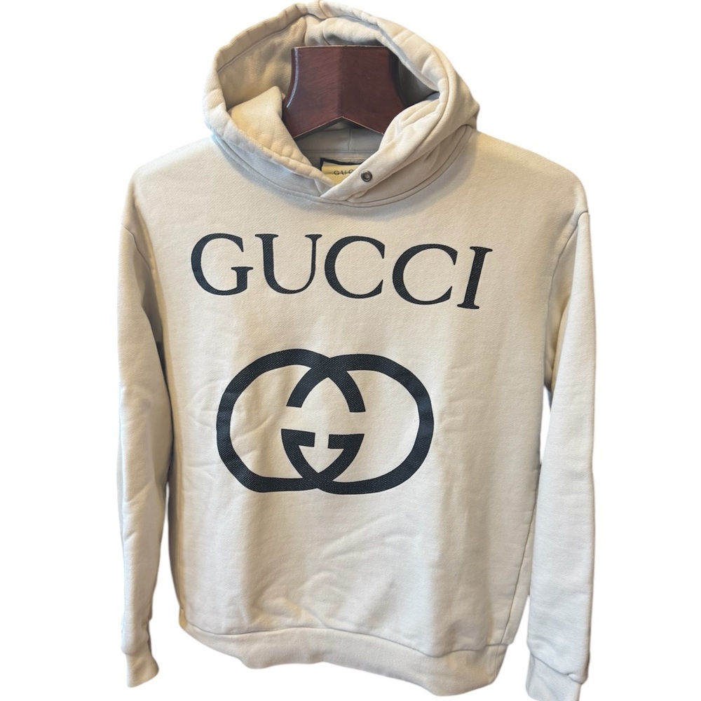 Gucci Cream Hoodie for Men